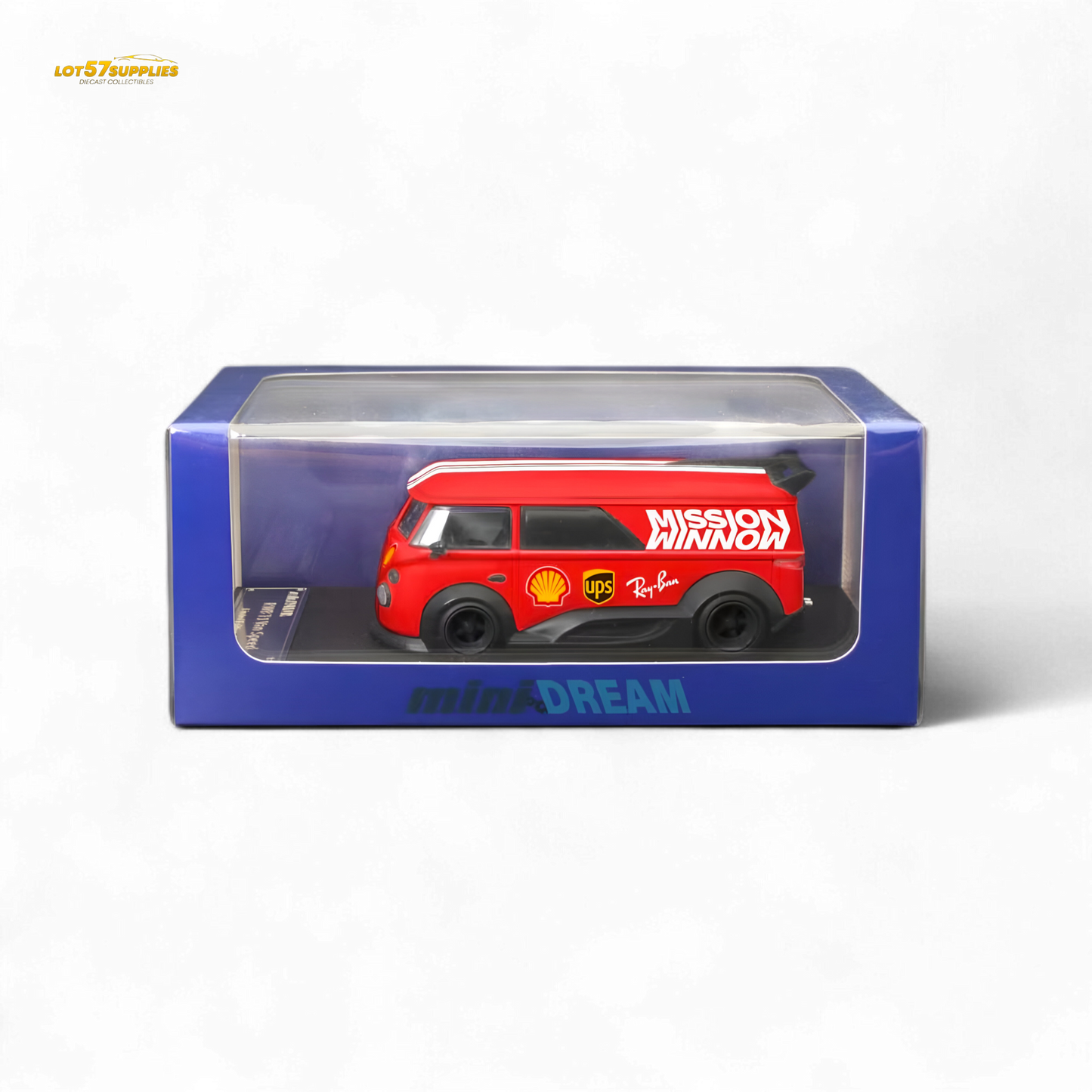 Mini Dream Volkswagen T1 RWB Van in Red WM Livery 1:64
