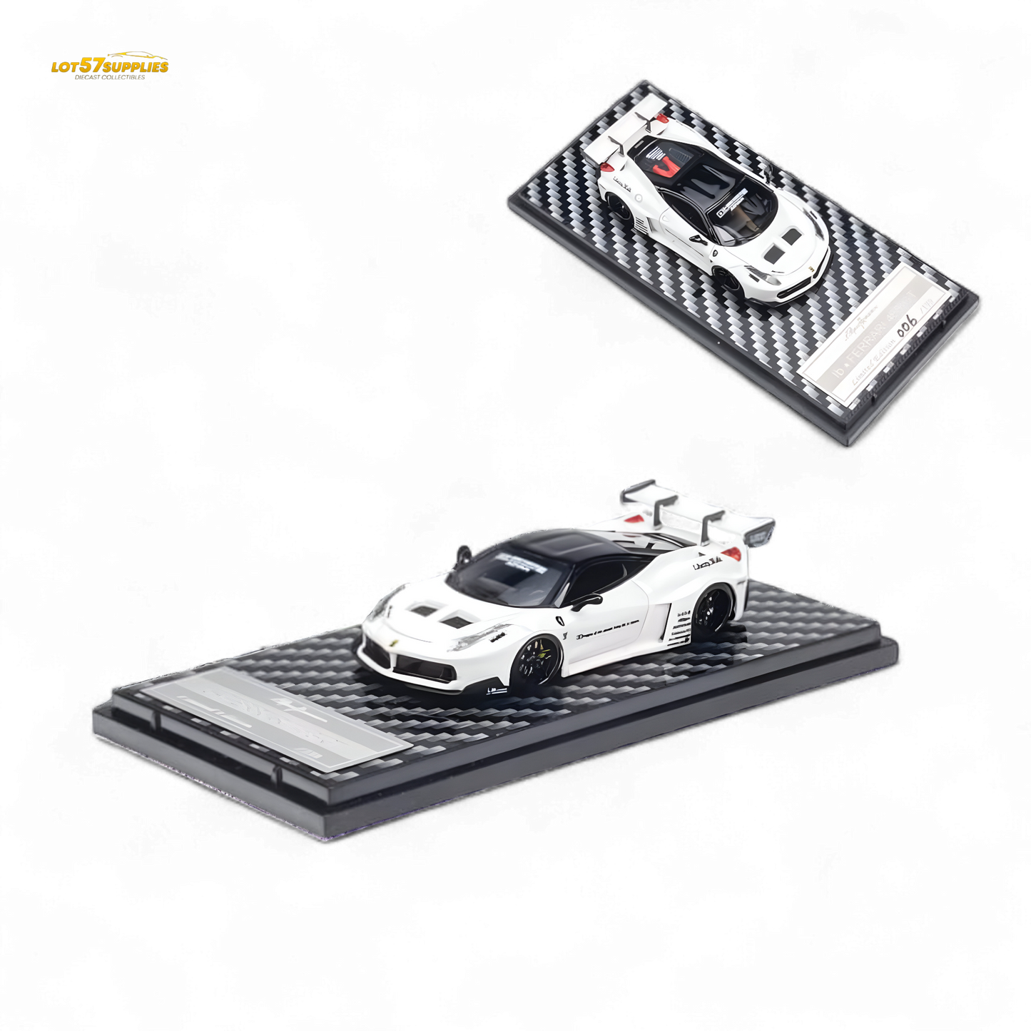 QIDIAN 458 LBWK GT Resin Model Limited to 199 Pcs White 1:64