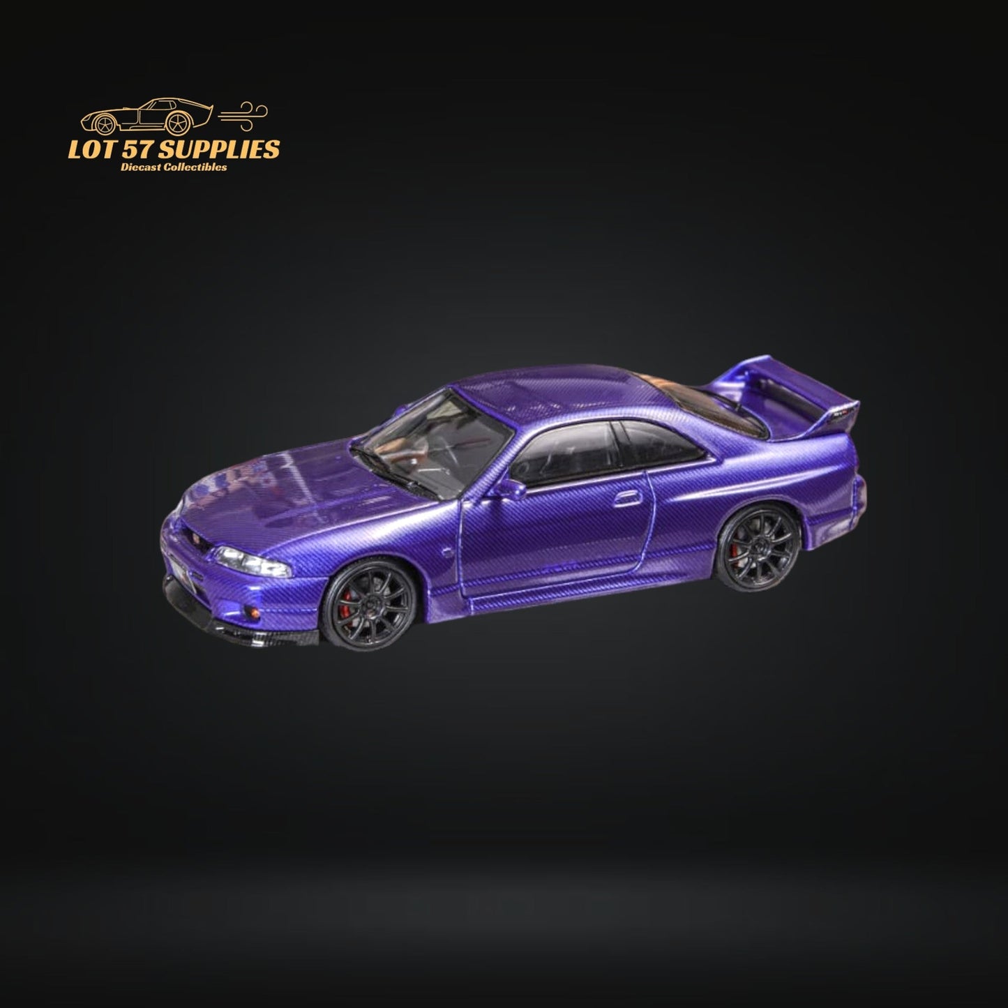 Focal Horizon Skyline GT-R R33 GT-R 4th Gen BCNR33 Full Carbon Purple 1:64