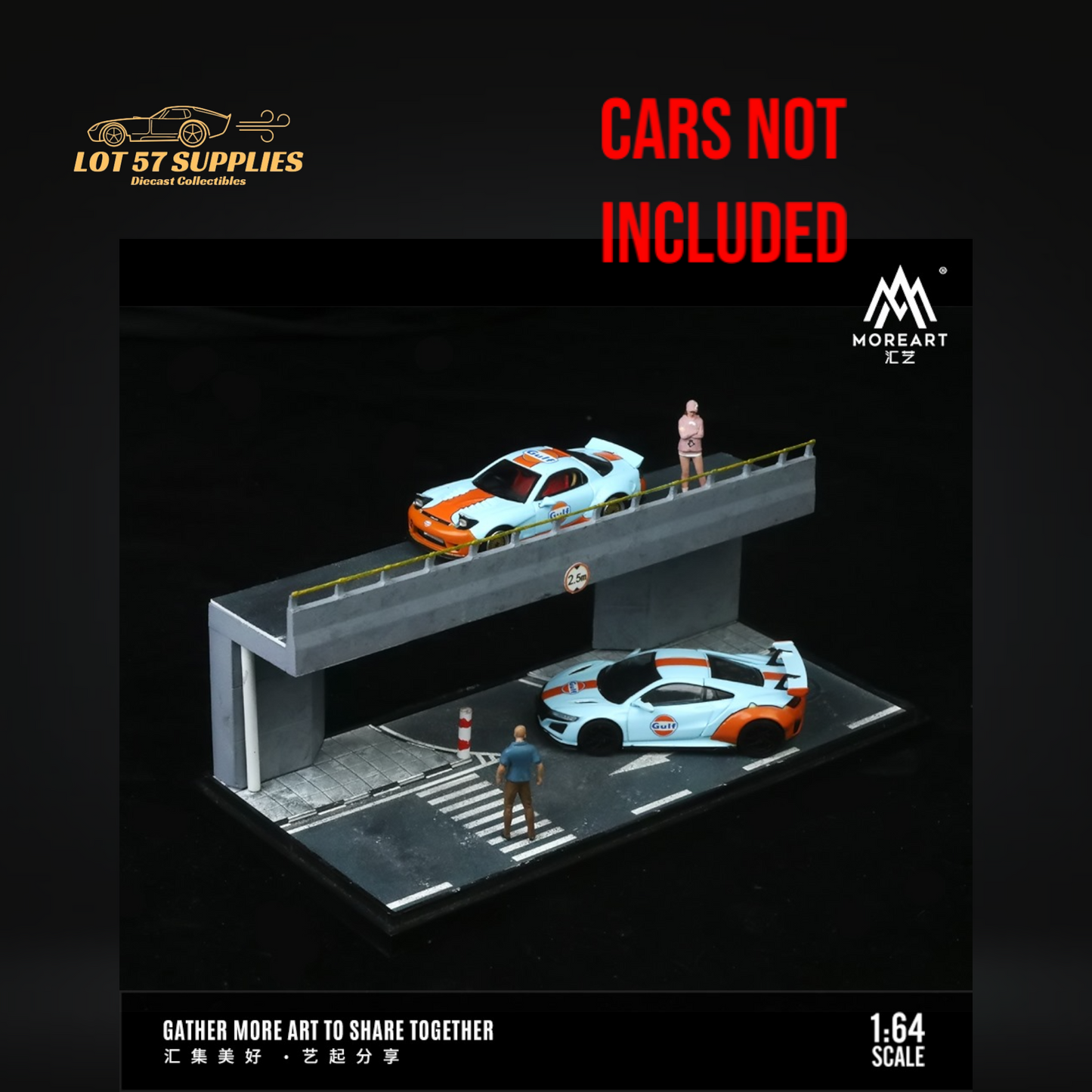 (Pre-Order) MoreArt OVERPASS SCENE MODEL Diorama Scene 1:64 MO901302