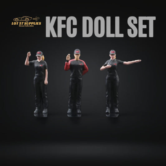 MoreArt KFC Restaurant Scale Figures 1:64 MO223001