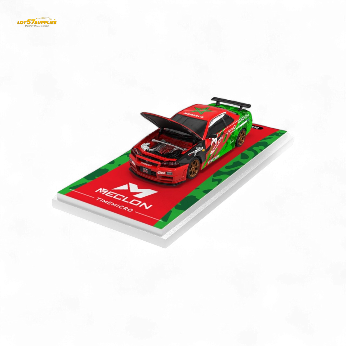 TimeMicro & MECLON GT-R R34 MECLON Ordinary 1:64