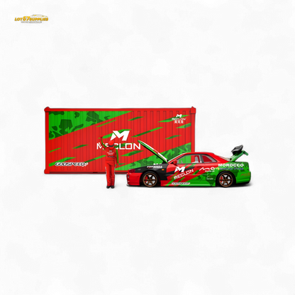 TimeMicro & MECLON GT-R R34 MECLON Container Set 1:64