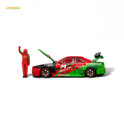 TimeMicro & MECLON GT-R R34 MECLON Figure Version 1:64