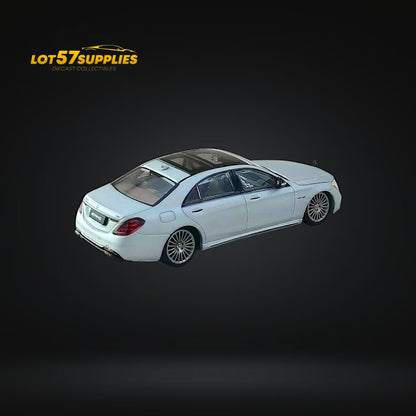 (Pre-Order) Rhino Model AMG S63 S Class 6th Gen W222 Matte Silver Bagged 1:64