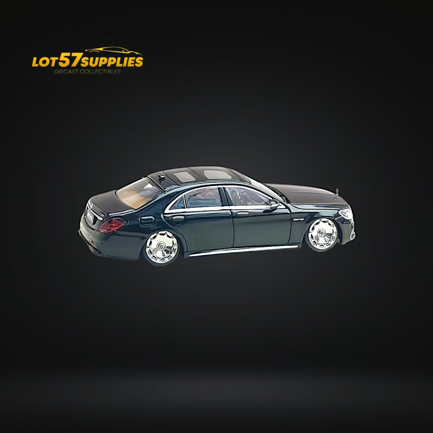 (Pre-Order) Rhino Model AMG S63 S Class 6th Gen W222 Black Bagged 1:64