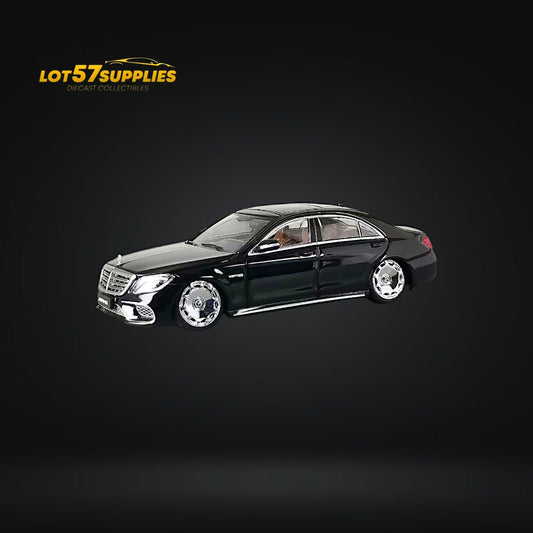 (Pre-Order) Rhino Model AMG S63 S Class 6th Gen W222 Black Bagged 1:64