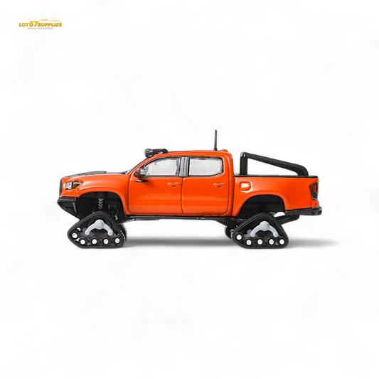 GCD Toyota TACOMA in Orange Red & 3PMSF Tires 1:64