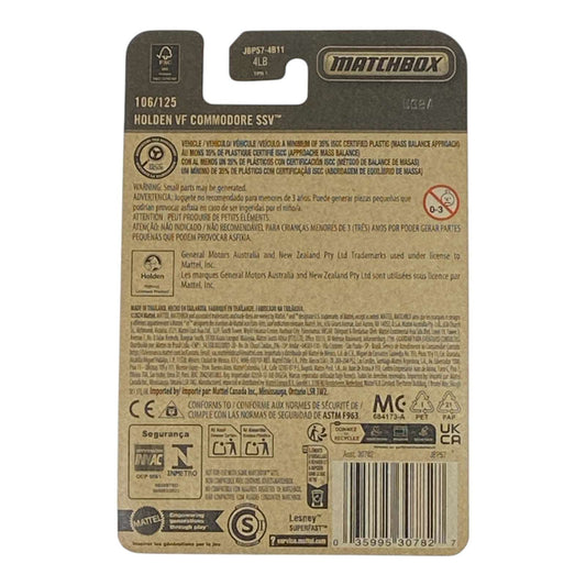 Matchbox Holden VF Commodore SSV - 2025 Matchbox Series 106/125