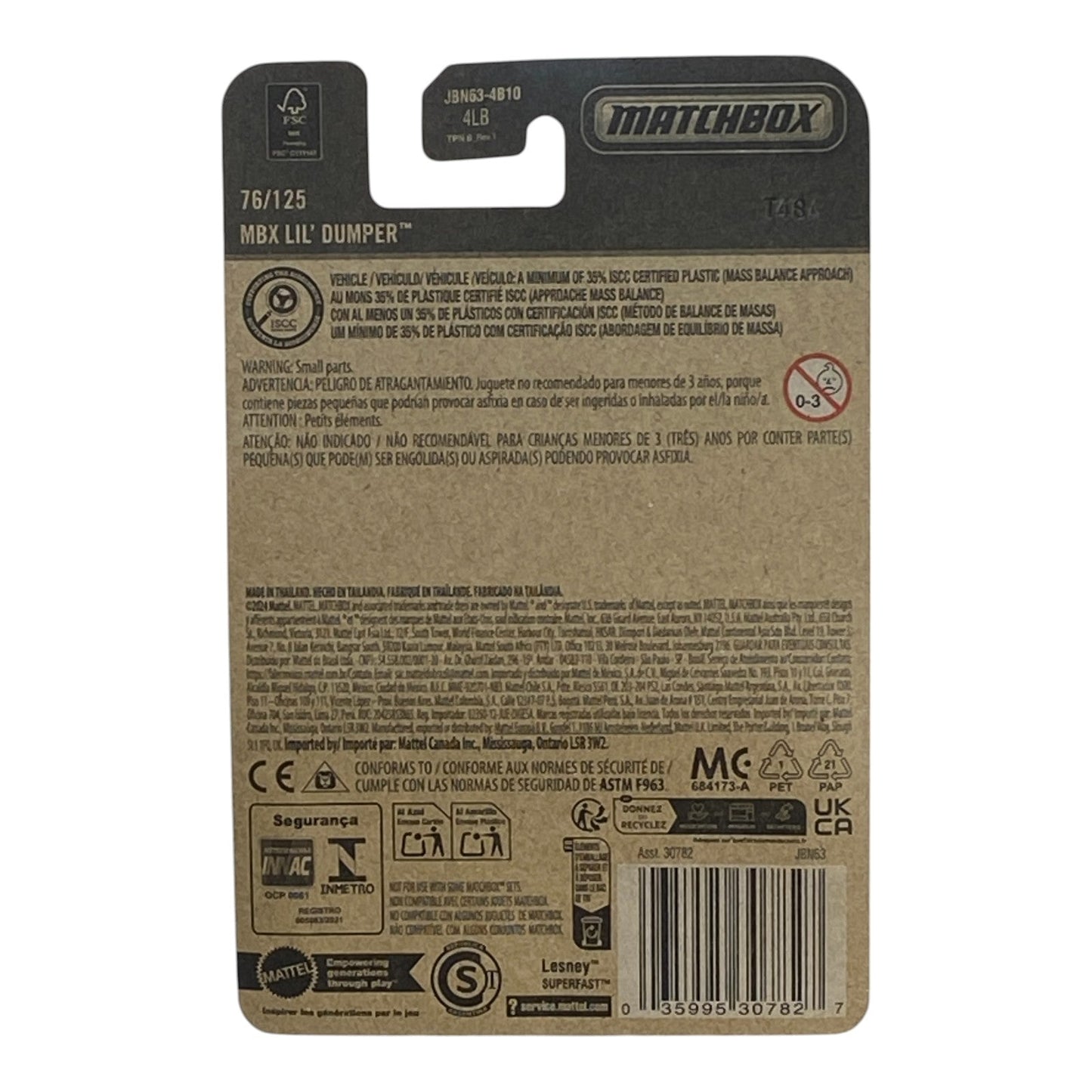 Matchbox MBX Lil' Dumper - 2025 Matchbox Series 76/125