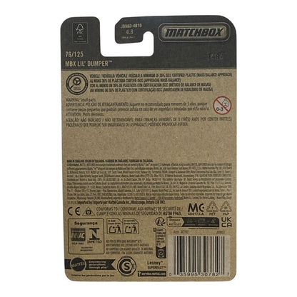 Matchbox MBX Lil' Dumper - 2025 Matchbox Series 76/125