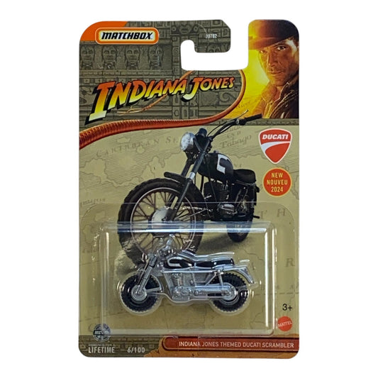 Matchbox Indiana Jones Themed Ducati Scrambler