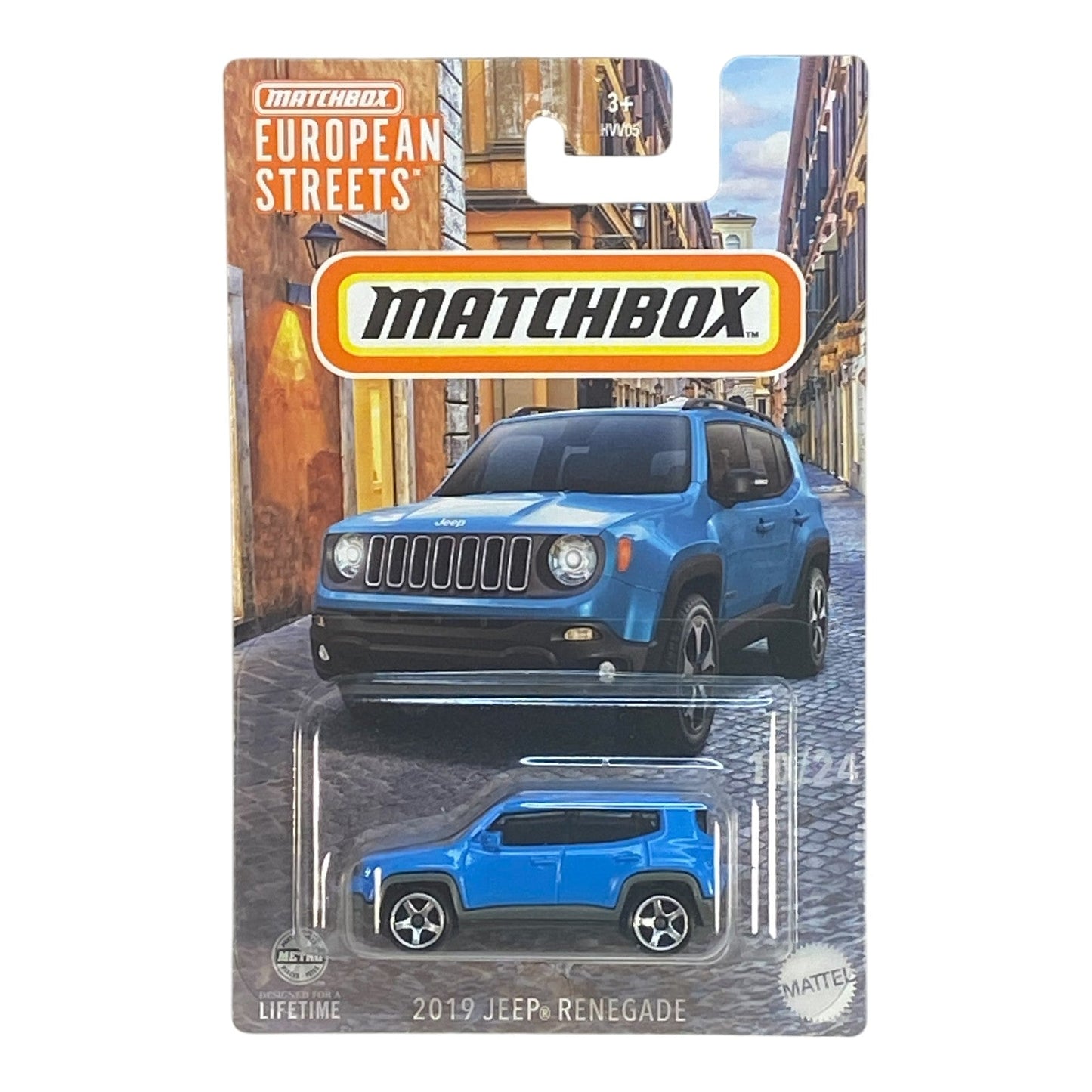 Matchbox 2019 Jeep Renegade - European Streets Series 10/24