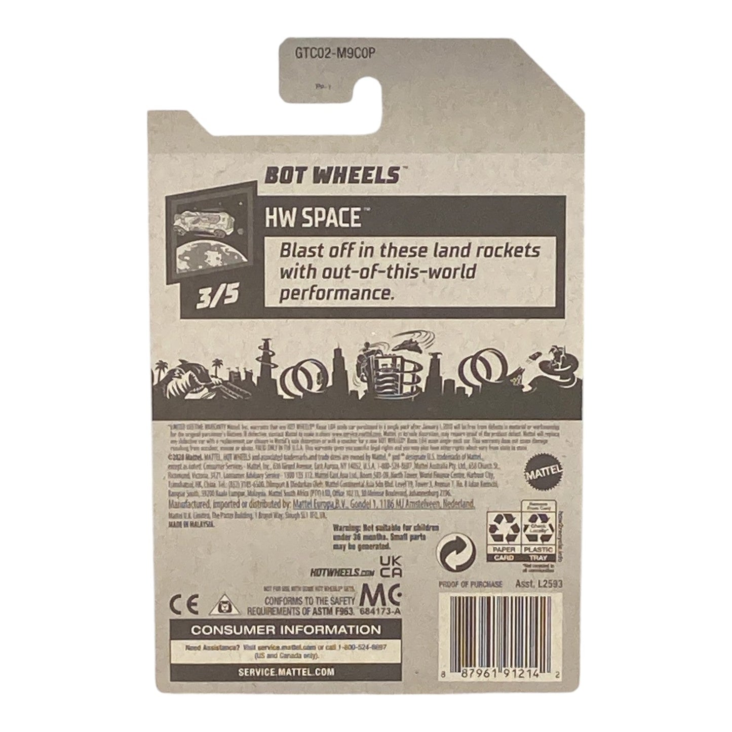 Hot Wheels Bot Wheels - HW Space Series 3/5