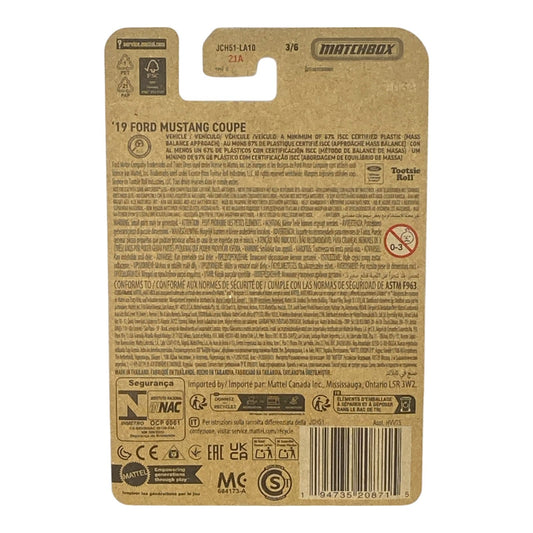 Matchbox '19 Ford Mustang Coupe - Razzles - Matchbox Series 3/6