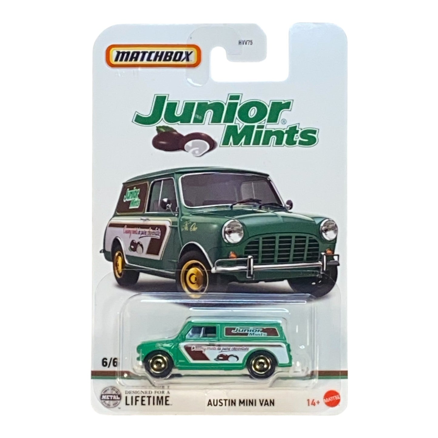 Matchbox Austin Mini Van - Sweet Rides Series 6/6 Junior Mints
