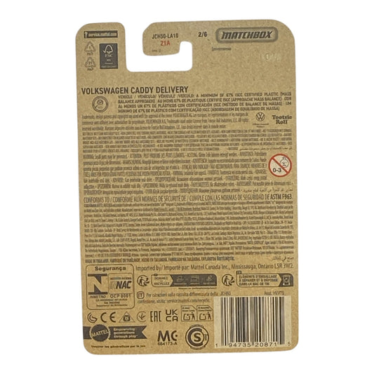 Matchbox Volkswagen Caddy Delivery - Tootsie Roll Pop - Matchbox Candy Series 2/6