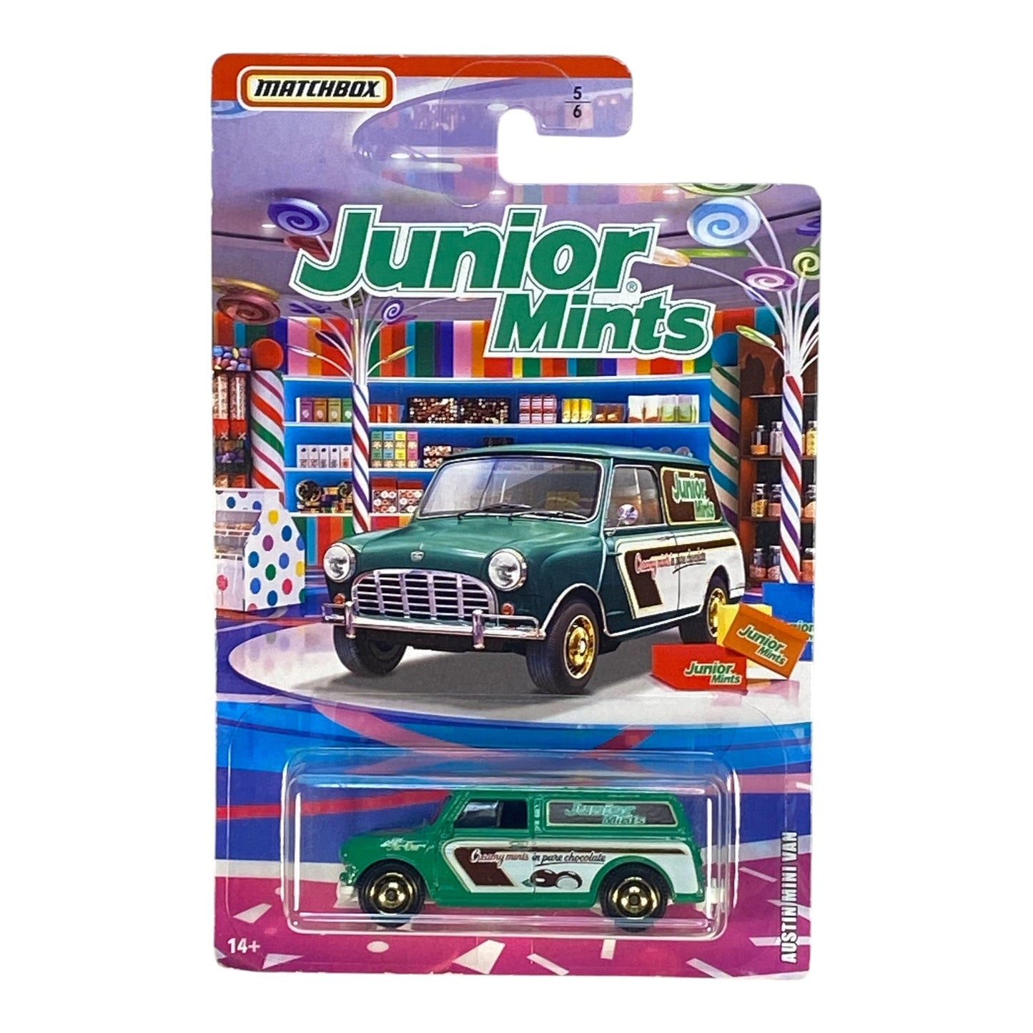 Matchbox Austin Mini Van - Junior Mints - Matchbox Candy Series 5/6