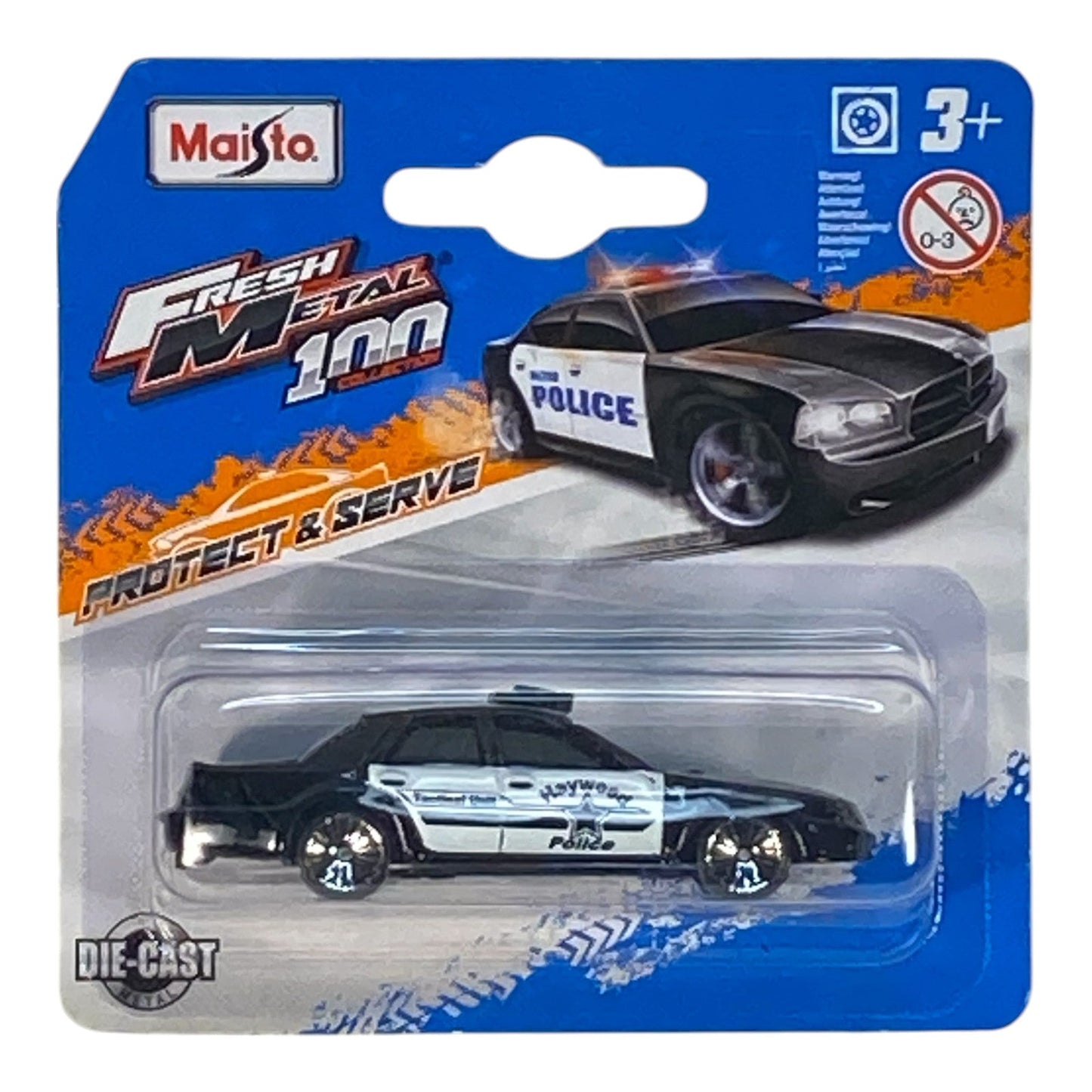 Maisto Police Car - Fresh Metal 100 Series