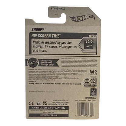 Hot Wheels Snoopy - HW Screen Time Series 7/10