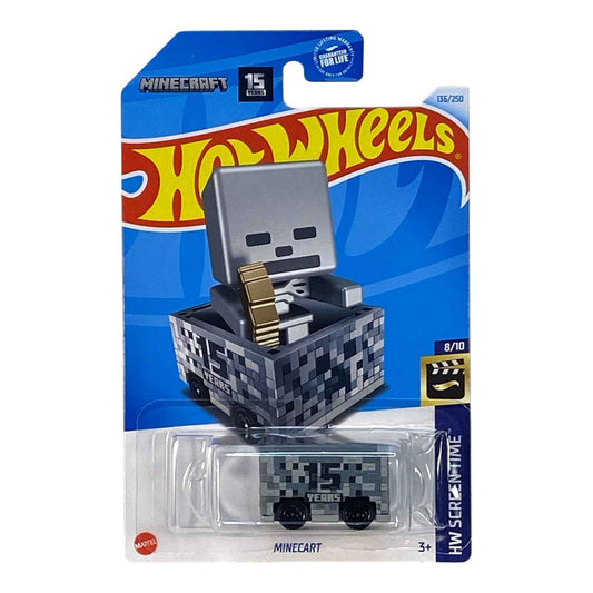 Hot Wheels Minecart 15 Year Anniversary - HW Screentime Series 8/10
