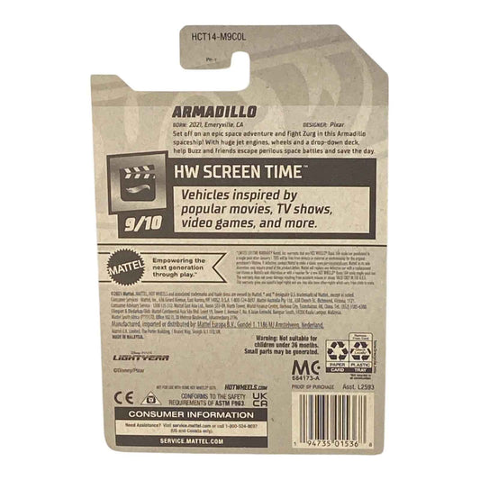 Hot Wheels Armadillo - Screen Time Series 9/10 (Ver 1)