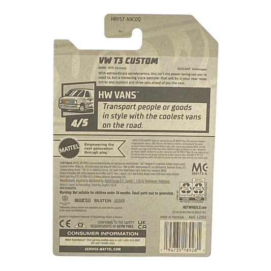 Hot Wheels VW T3 Custom - Vans Series 4/5
