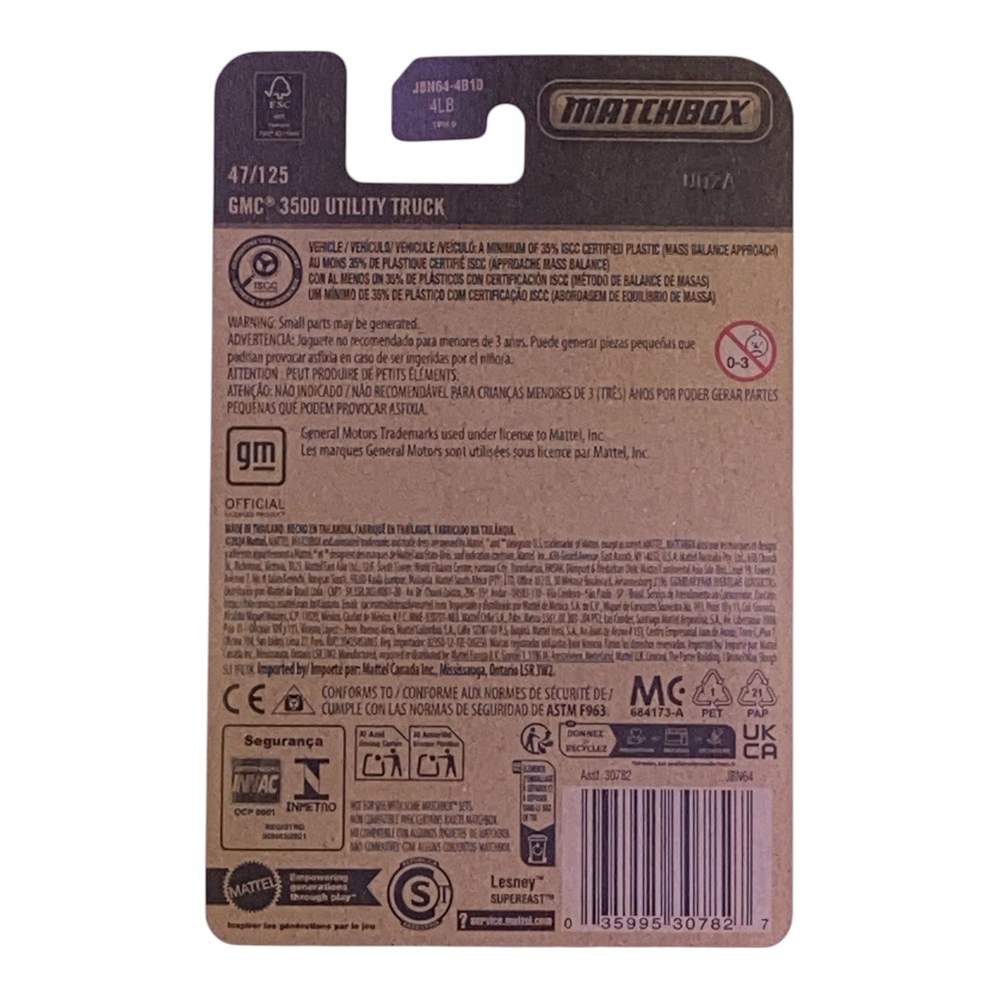 Matchbox GMC 3500 Utility Truck - Matchbox Series 47/125