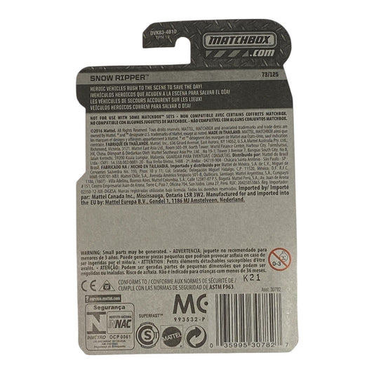 Matchbox Snow Ripper - Matchbox Series 73/125