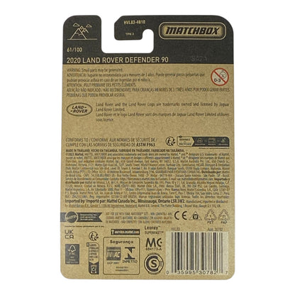 Matchbox 2020 Land Rover Defender 90 - Matchbox Series 61/100