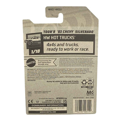 Hot Wheels Toon'd '83 Chevy Silverado - Hot Trucks Series 1/10