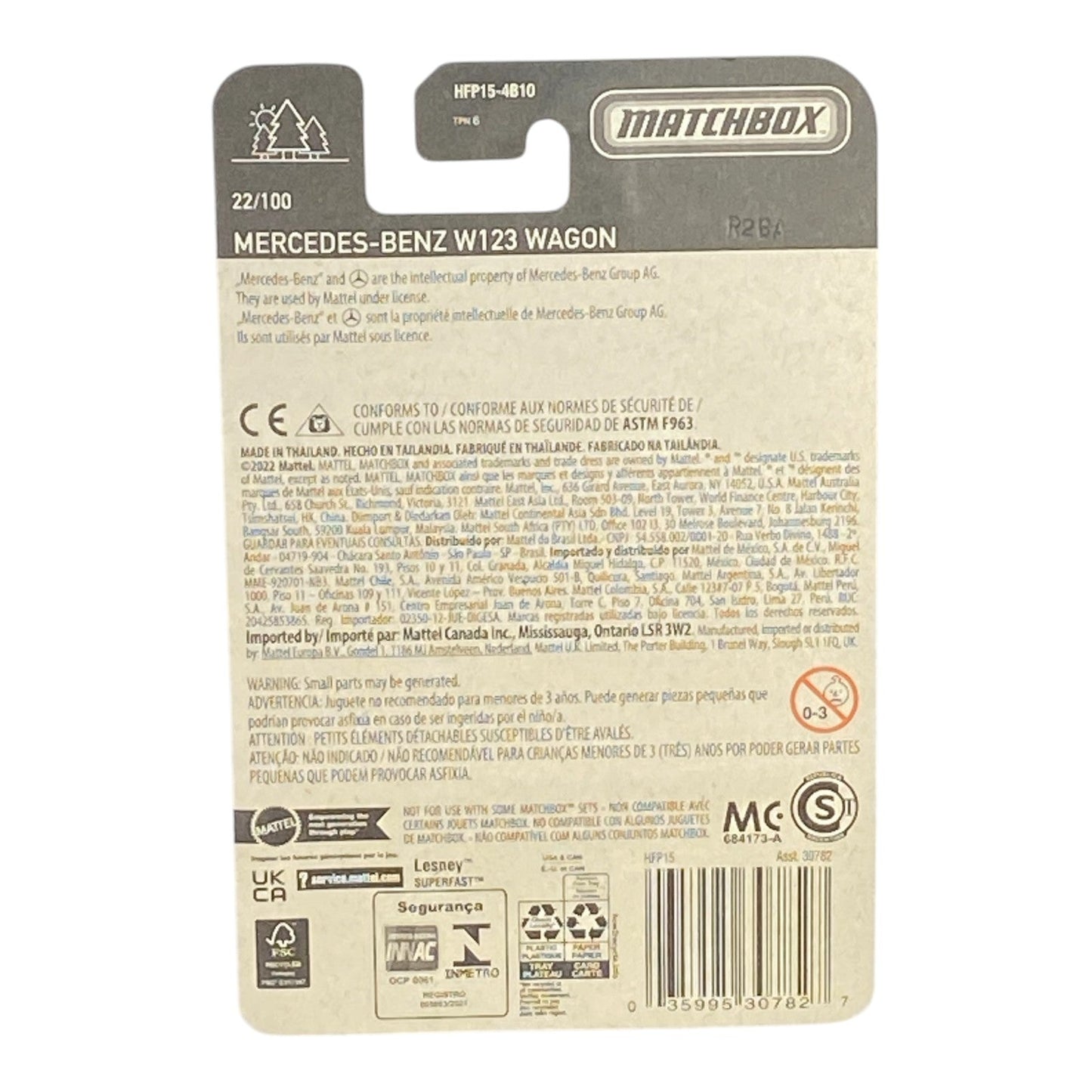 Matchbox Mercedes-Benz W123 Wagon - Matchbox Series 22/100