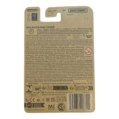 Matchbox 1964 Austin Mini Cooper - Charleston Chew - Matchbox Series 4/6