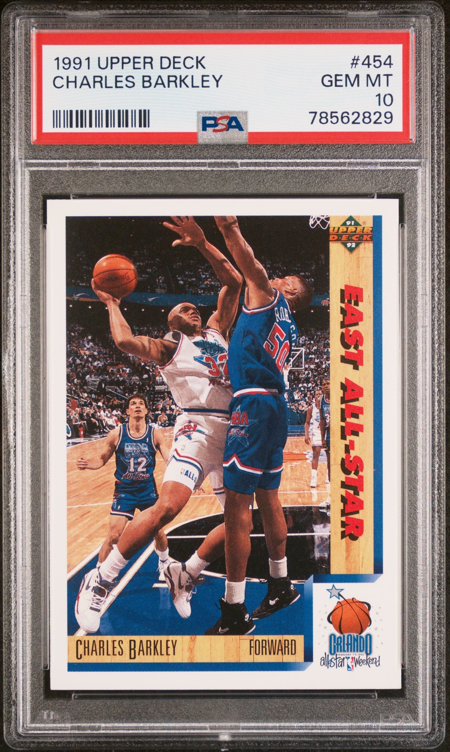 1991 UPPER DECK CHARLES BARKLEY  #454 - PSA 10