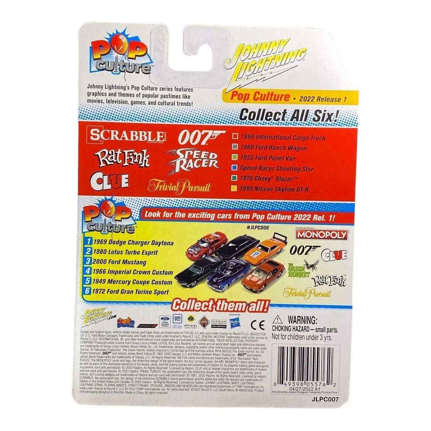 Johnny Lightning 1999 International Cargo Truck - Pop Culture Series - Scrabble