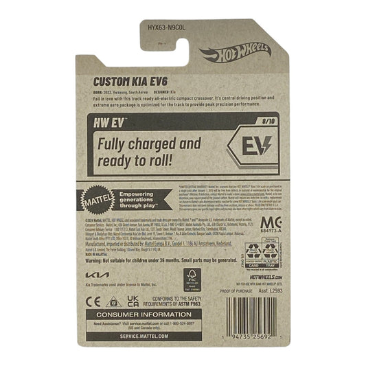 Hot Wheels Custom Kia EV6 - HW EV Series 8/10