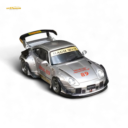 Street Weapon Porsche RWB 993 Double Exhaust Heavenly Livery Lower Tail 1:64