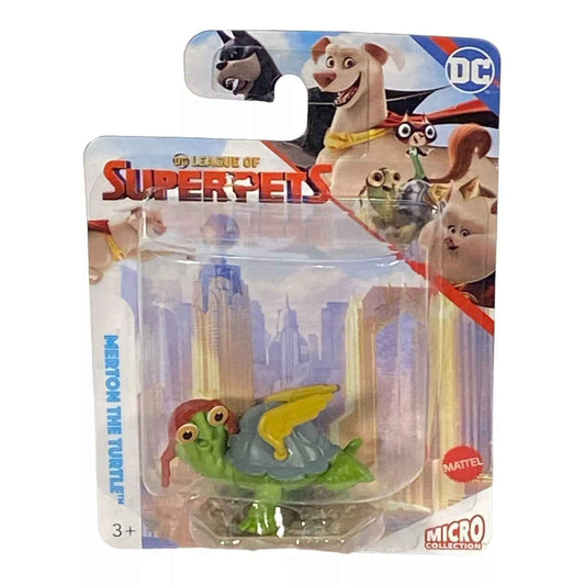 Merton The Turtle Micro Figure / Cake Topper - League of Super-Pets Collectibles