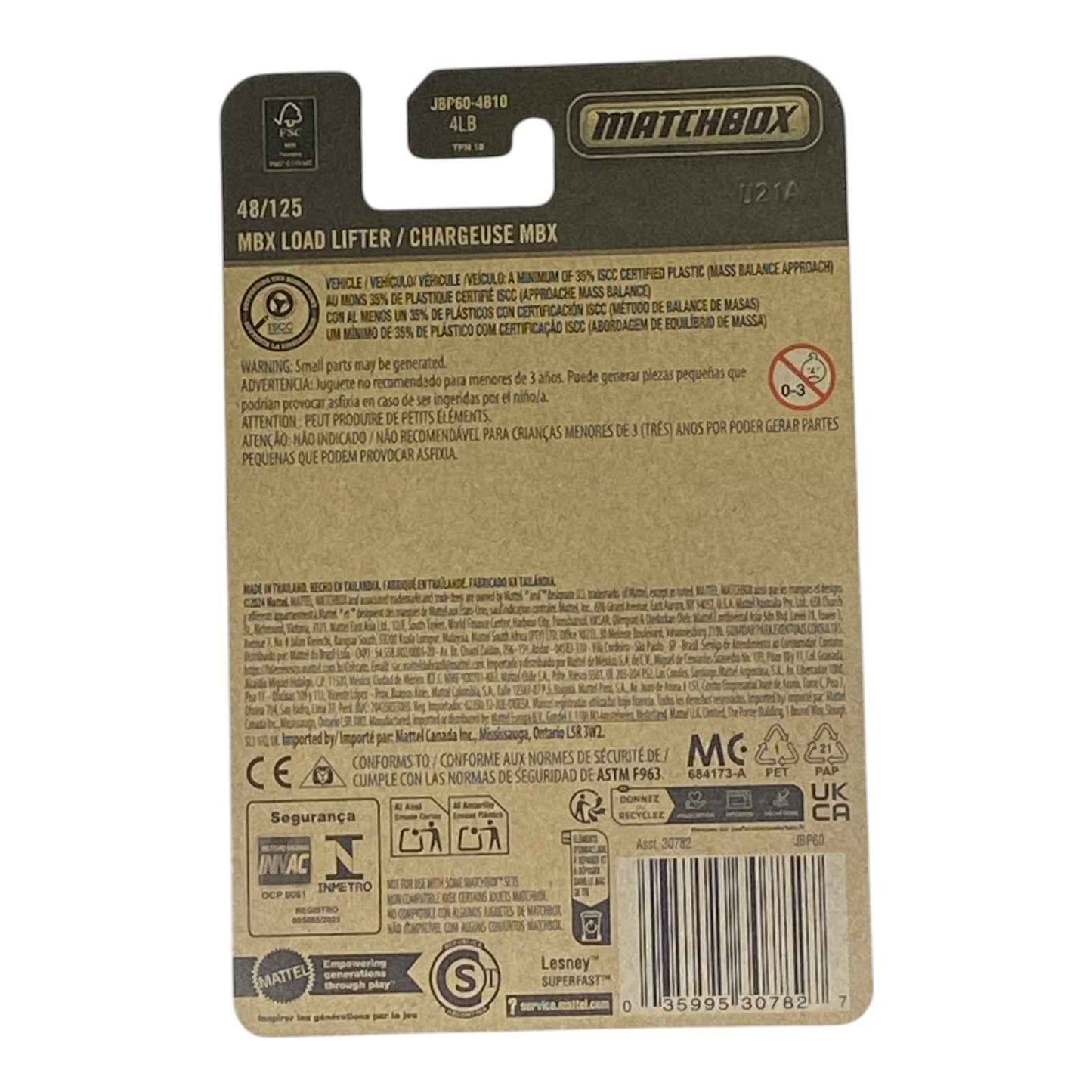 Matchbox MBX Load Lifter / Chargeuse MBX - 2025 Matchbox Series 48/125