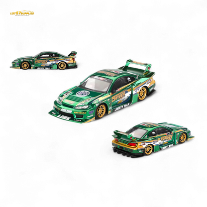 Mini-GT Nissan S15 Silvia LB-Super Silhouette 2024 Fausto Racing #858 1:64