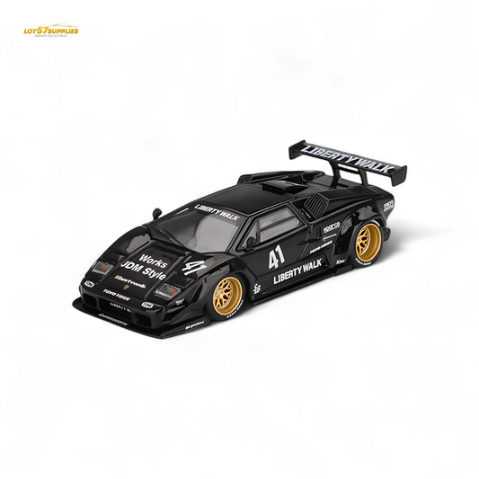 (Pre-Order) Mini GT Lamborghini Countach LB-WORKS - Black 1:64