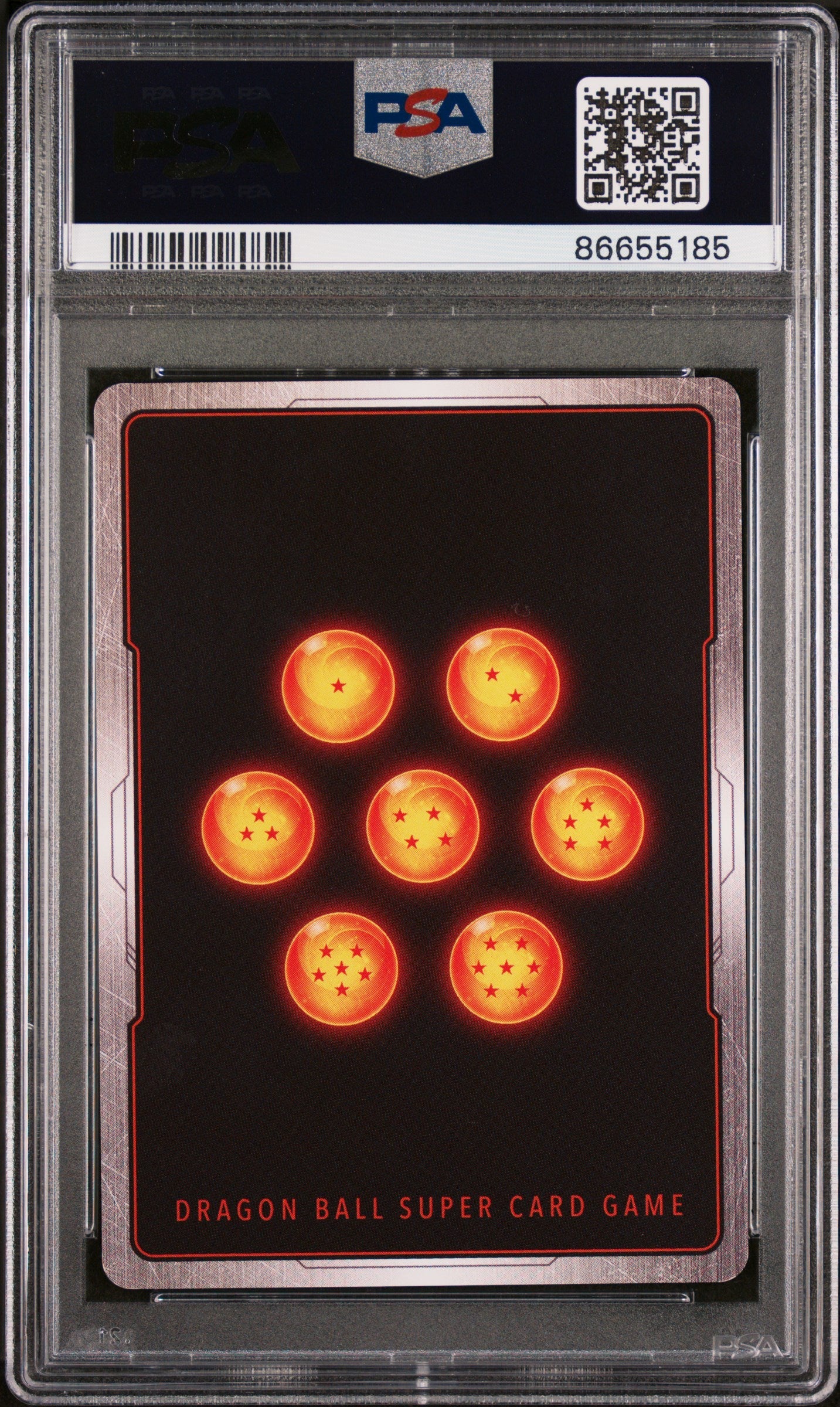 2019 DRAGON BALL SUPER OFFICIAL  VEKU, TRMPHNT MIGHT #P-095 PSA 9