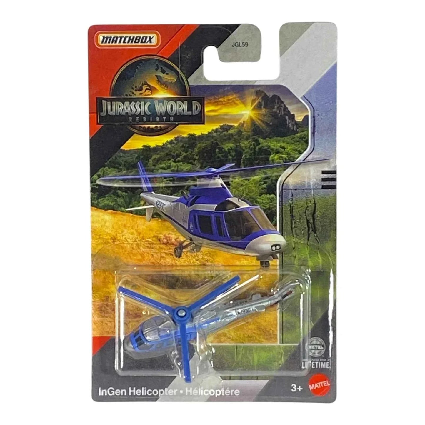 Matchbox InGen Helicopter - Jurassic World Rebirth Collection