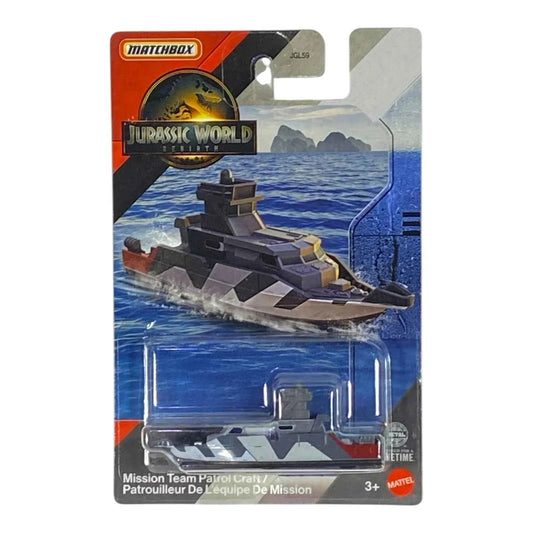 Matchbox Mission Team Patrol Craft - Jurassic World Rebirth Collection