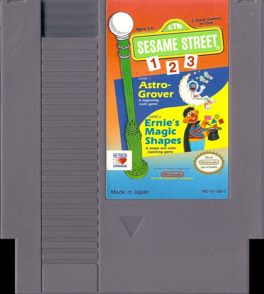 Loose NES Cart - Sesame Street 123