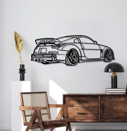 350z  Perspective Metal Car Wall Art - MT1178
