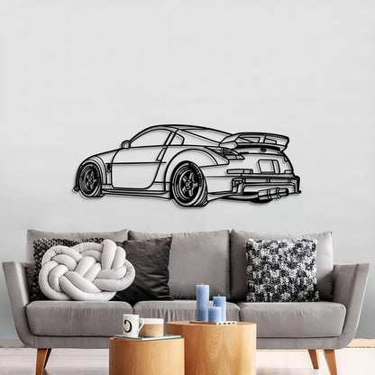 350z  Perspective Metal Car Wall Art - MT1178