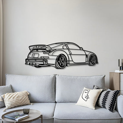 350z  Perspective Metal Car Wall Art - MT1178