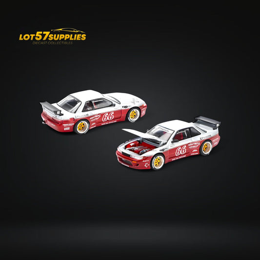 (Pre-Order) PopRace PANDEM SILVIA S13 - MOONTECH RED
