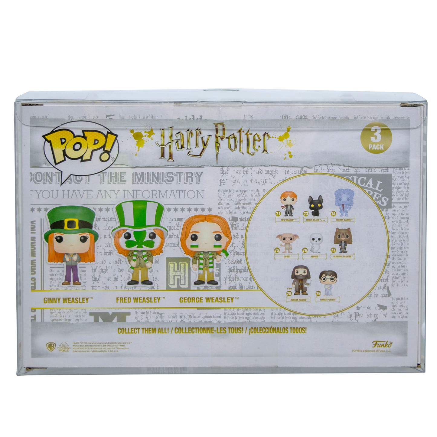 3-Pack Weasley Quidditch PopShield Protectors